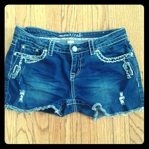 Maurice's denim shorts size 10